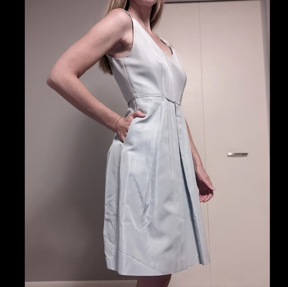 J.Crew Kami Faille Dress in Seaspray - Picture 3 of 14